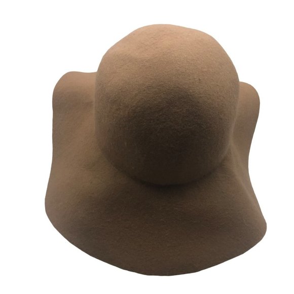 Forever 21 100% Wool Felt Wide Brim Floppy Women Sz Small Medium Hat 56.5 cm - Picture 3 of 5